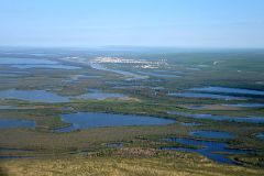 
Inuvik Northwest Territories From Airplane On Approach To The Airport
